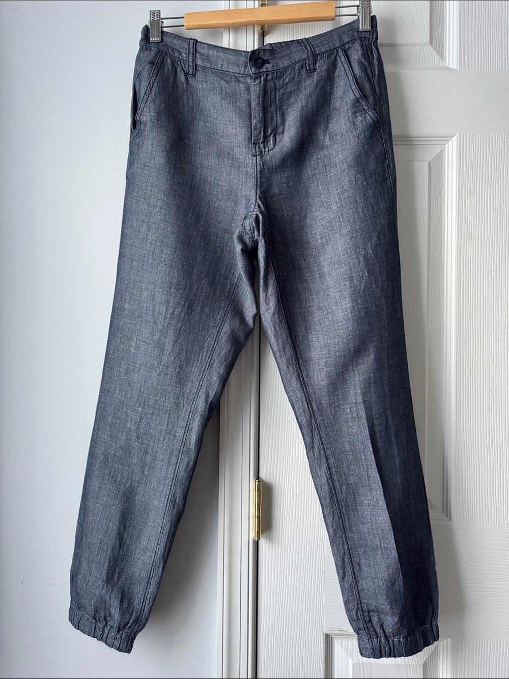 J. Crew Women's Heathered Charcoal Jogger Pants